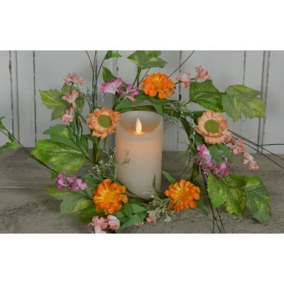 Whispy Garden 6.5in Candle Ring