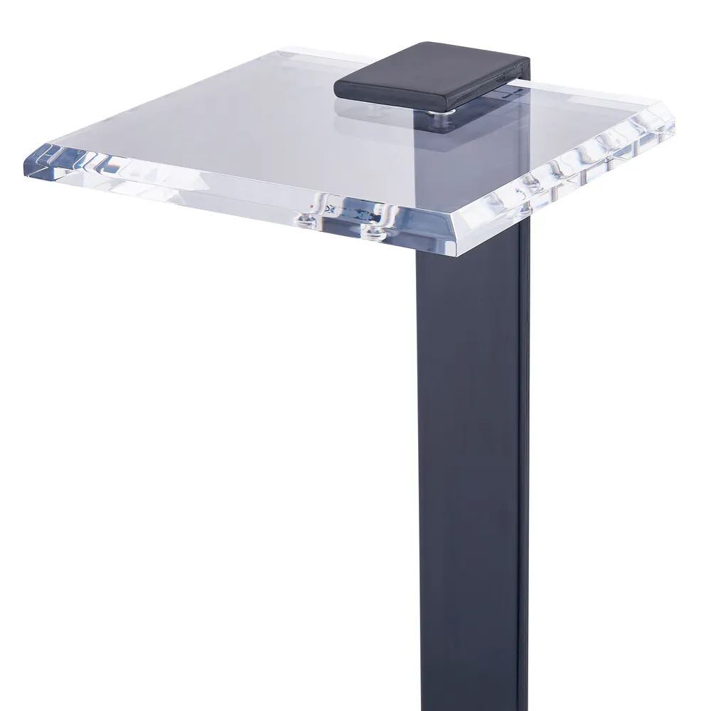 CARTERWAY CLEAR TABLE 24 (IN)