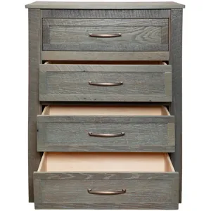 Heritage Oak Four Drawer Chest - Premium 5