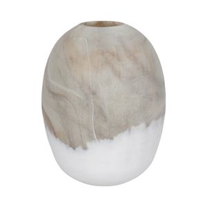 CHATHAMSIDE GRAY GLASS VASE 14 (IN) 4