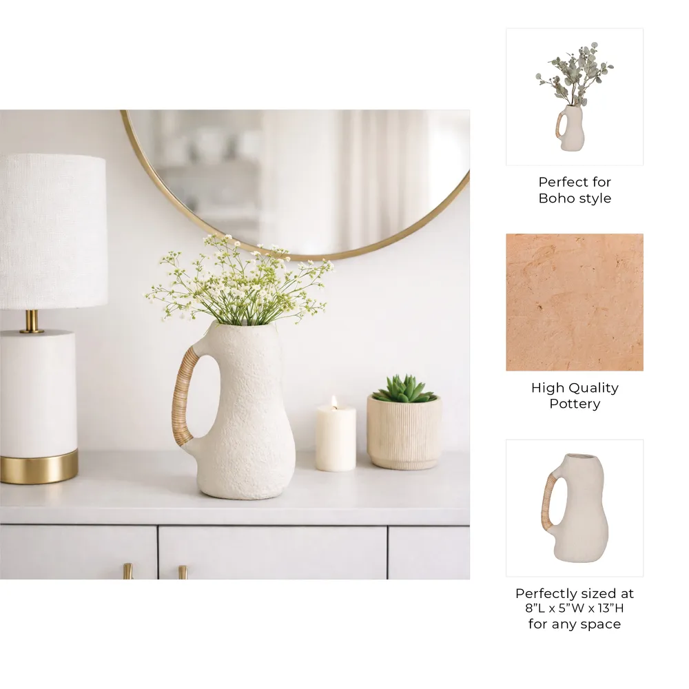 WALTWIND IVORY VASE 13 (IN)