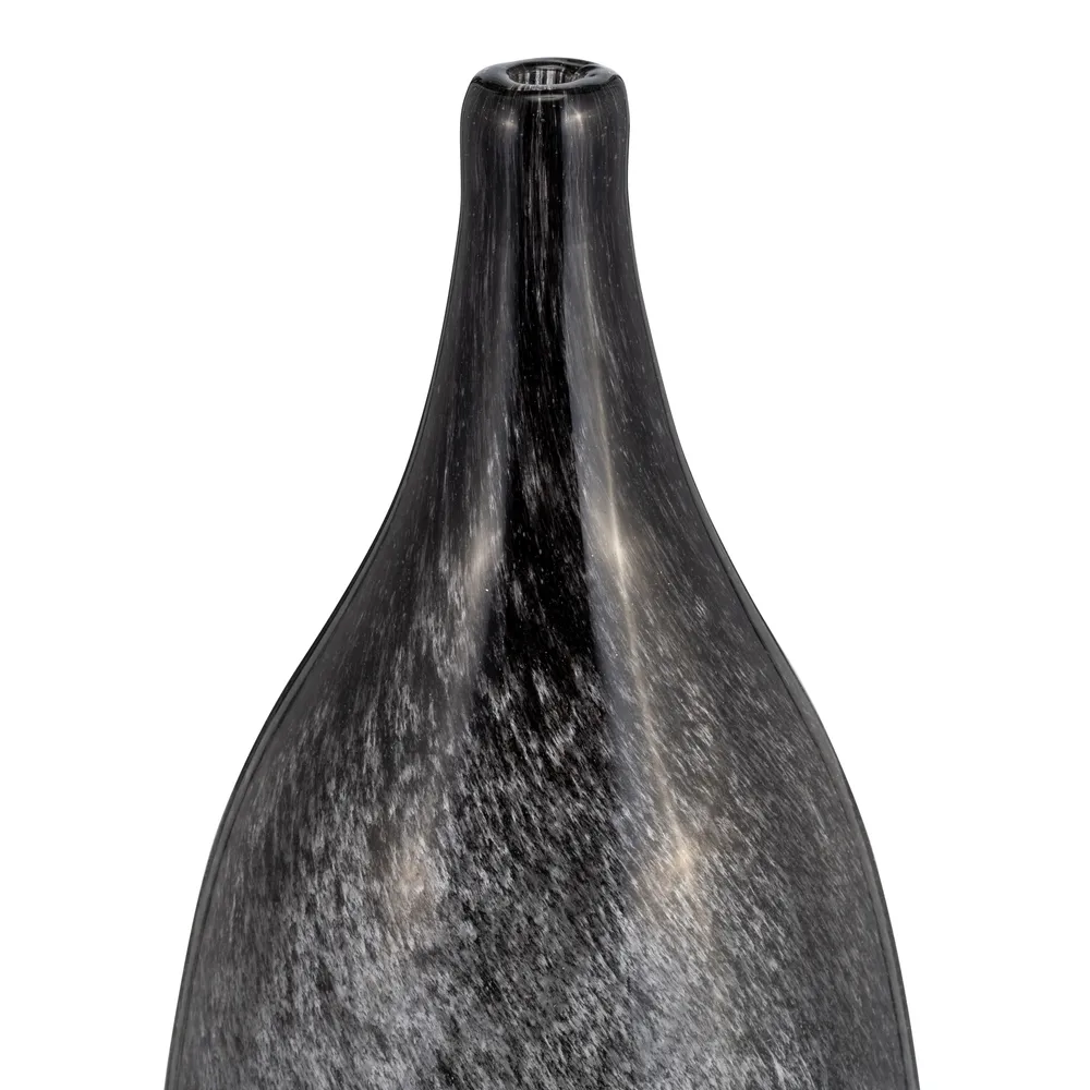 FINLEYMOOR BLUE GLASS VASE 18 (IN)