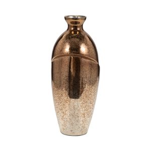 NASHCLIFF BRONZE GLASS VASE 16 (IN) 4