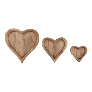 ISLESIDE SET OF 3 BROWN WOOD 2 (IN) 4