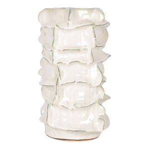 ELMSHAW WHITE VASE 17 (IN) 1