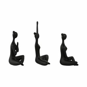 HUNTERHAM SET OF 3 BLACK DECOR 10 (IN) 4