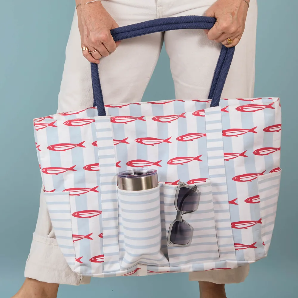 Sardine Club Beach Bag