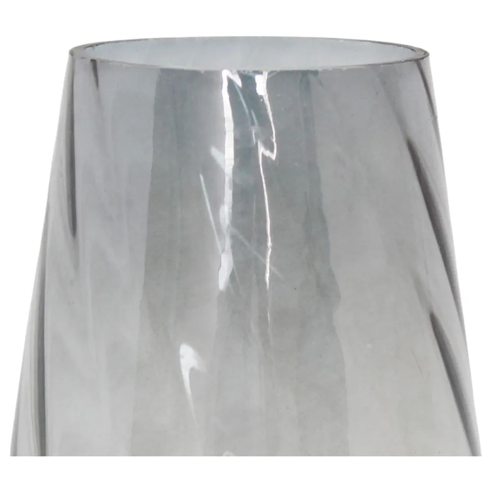LINDENRUN GRAY GLASS VASE 25 (IN)