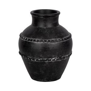 ROSEBEACH BLACK VASE 12 (IN) 4