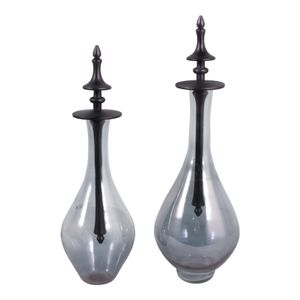 RUBYLAND SET OF 2 GRAY JARS 18 (IN) 5