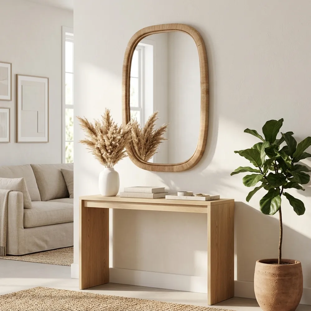 GRAYDONWOOD BROWN MIRROR 34 (IN)