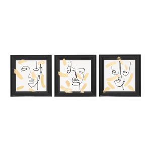 ENNISHOLM SET OF 3 BLACK ART 28 (IN) 1