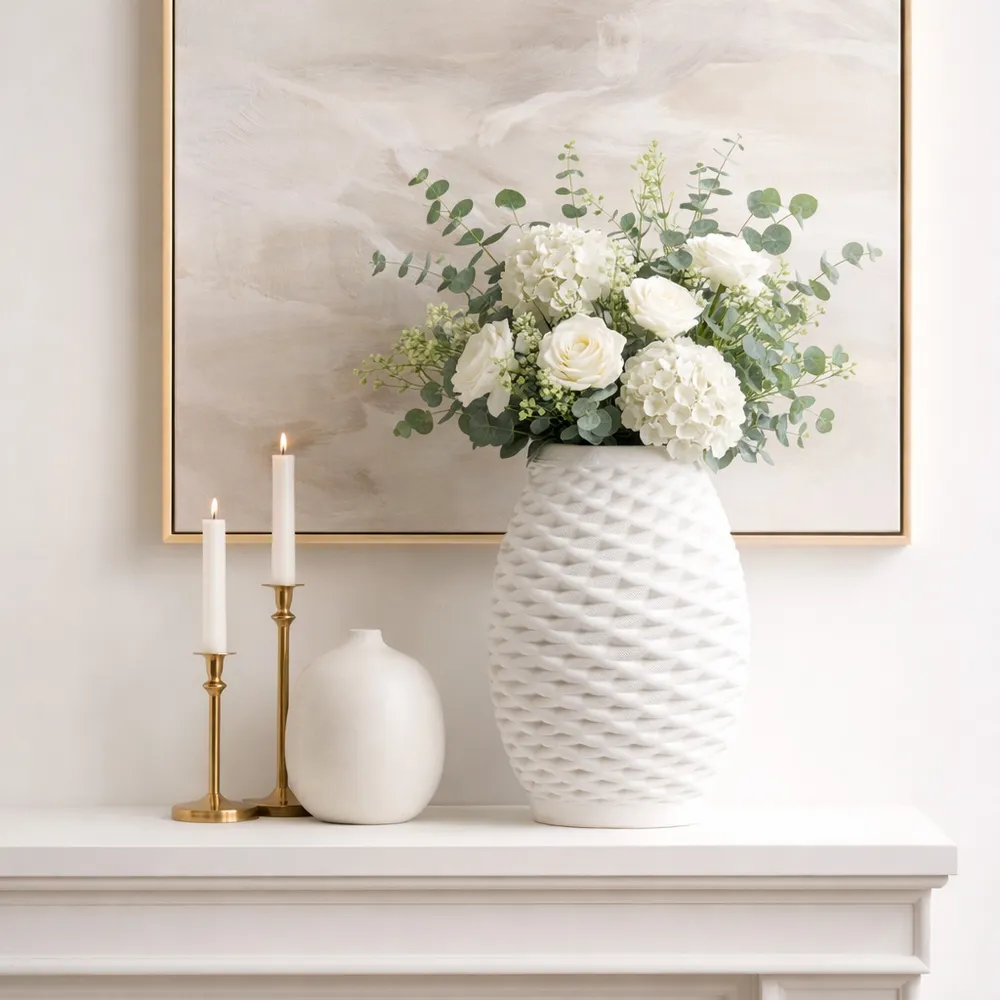 BAIRDVALE IVORY VASE 16 (IN)