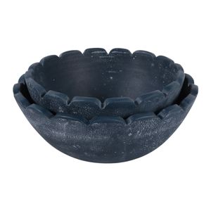 BAKERMORE SET OF 2 BLUE BOWLS 5 (IN) 9