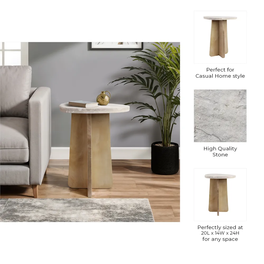 KANERIDGE BROWN TABLE 24 (IN)