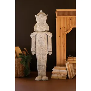 Rustic Metal Christmas Nutcracker 1