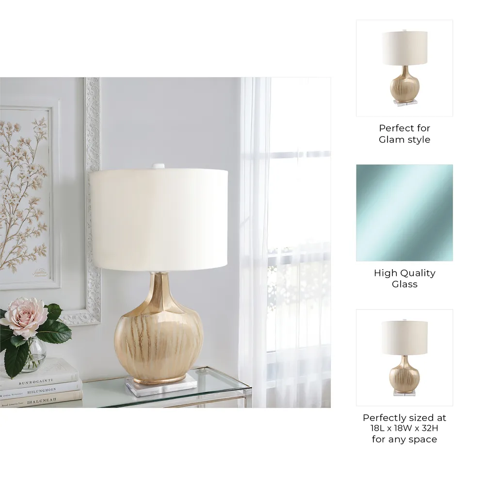 ASHERBURN GOLD LAMP 32 (IN)