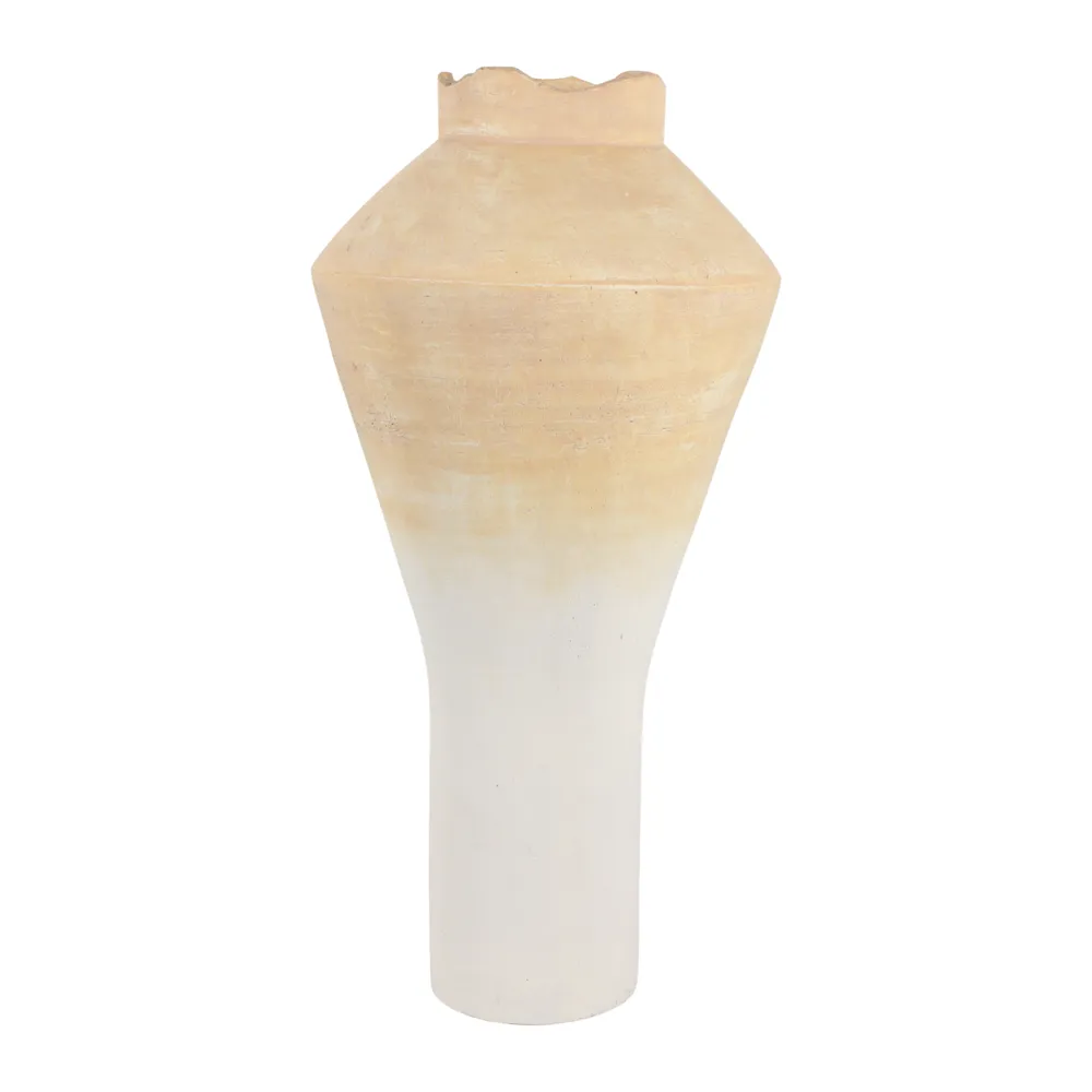 ELDERSHAW WHITE VASE 34 (IN)
