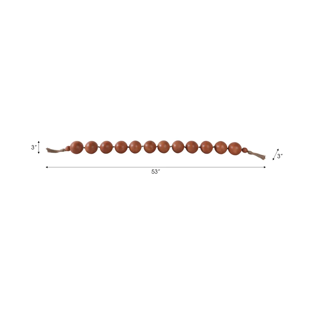 HOLTONHOLM BROWN BEAD 3 (IN)