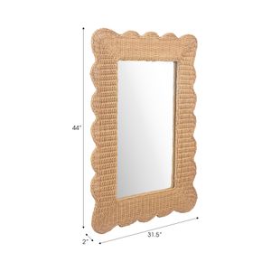CABOTPORT TAN MIRROR 44 (IN) 8