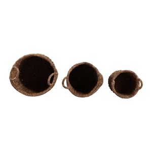 WYLERHOLM SET OF 3 BROWN STORAGE 21 (IN) 8