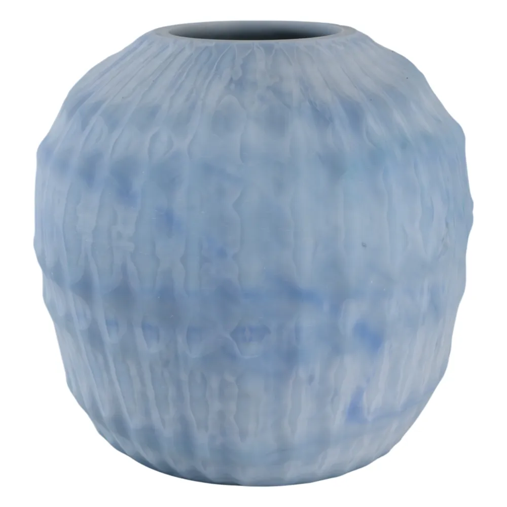 KIRBYWAY BLUE GLASS VASE 11 (IN)