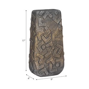EVERTONWIND BRONZE VASE 17 (IN) 9