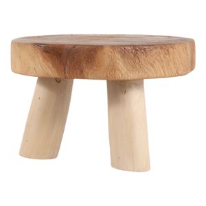 GLASERBEACH BROWN STOOL 6 (IN) 4