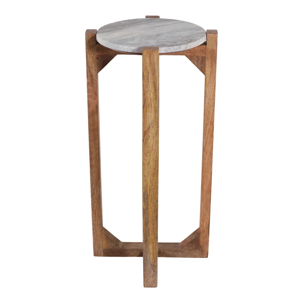 ELWYNOAK IVORY ACCENT TABLE 24 (IN)