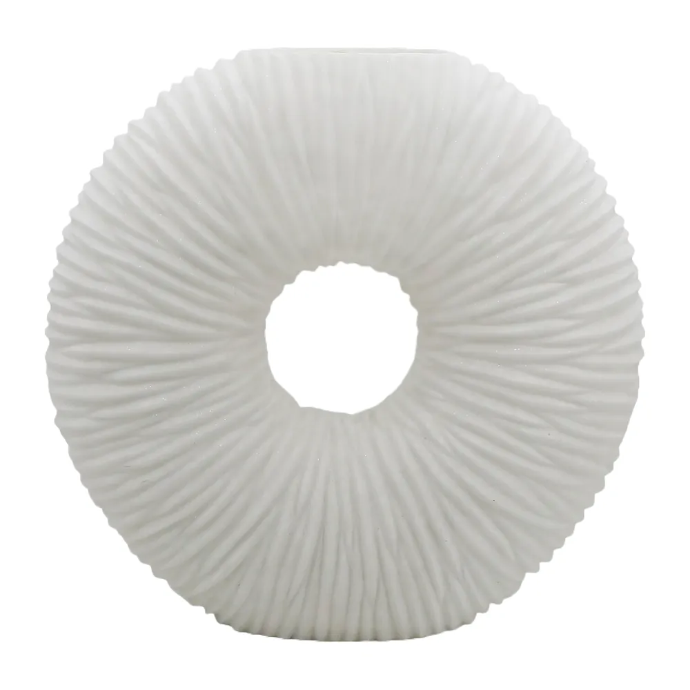 DORSETFORD WHITE VASE 21 (IN)