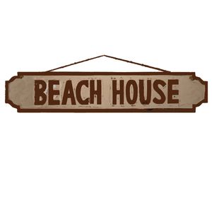 38" BEACH HOUSE WALL PLAQUE 1