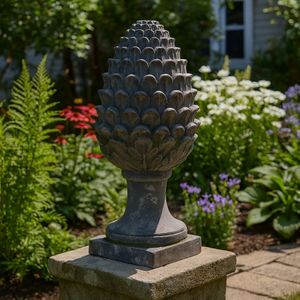 NORTONRUN GRAY GARDEN STATUARY 30 (IN) 13