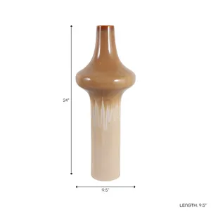TUCKERVALE BROWN VASE 24 (IN) 10
