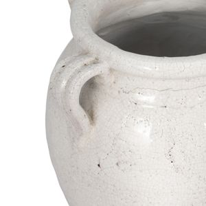 COHENWAY WHITE VASE 10 (IN) 5