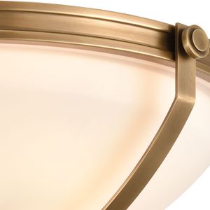 Connelly 19'' Wide 3-Light Semi Flush Mount - Brass 3