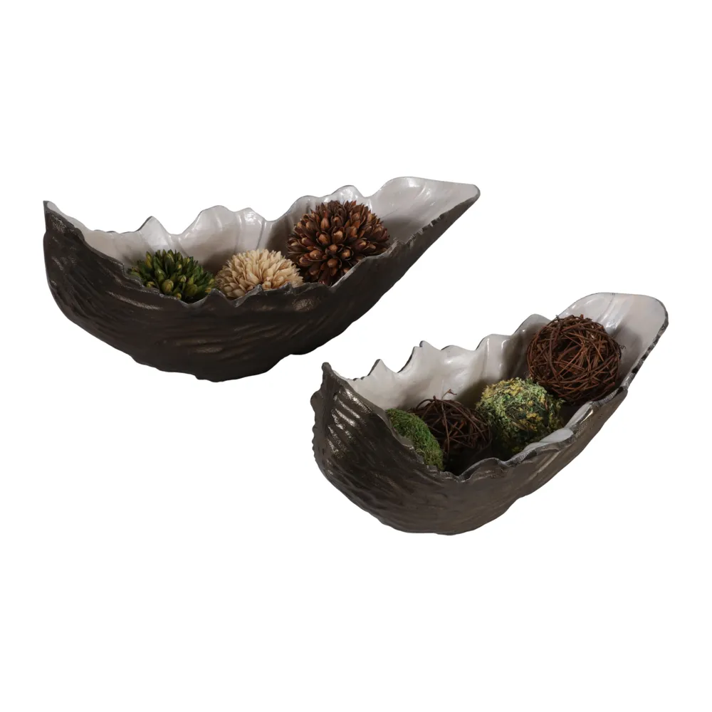 HAYFORDWOOD SET OF 2 BRONZE BOWLS 11 (IN)