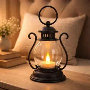 Old Mill Lantern 5x4x10in 1