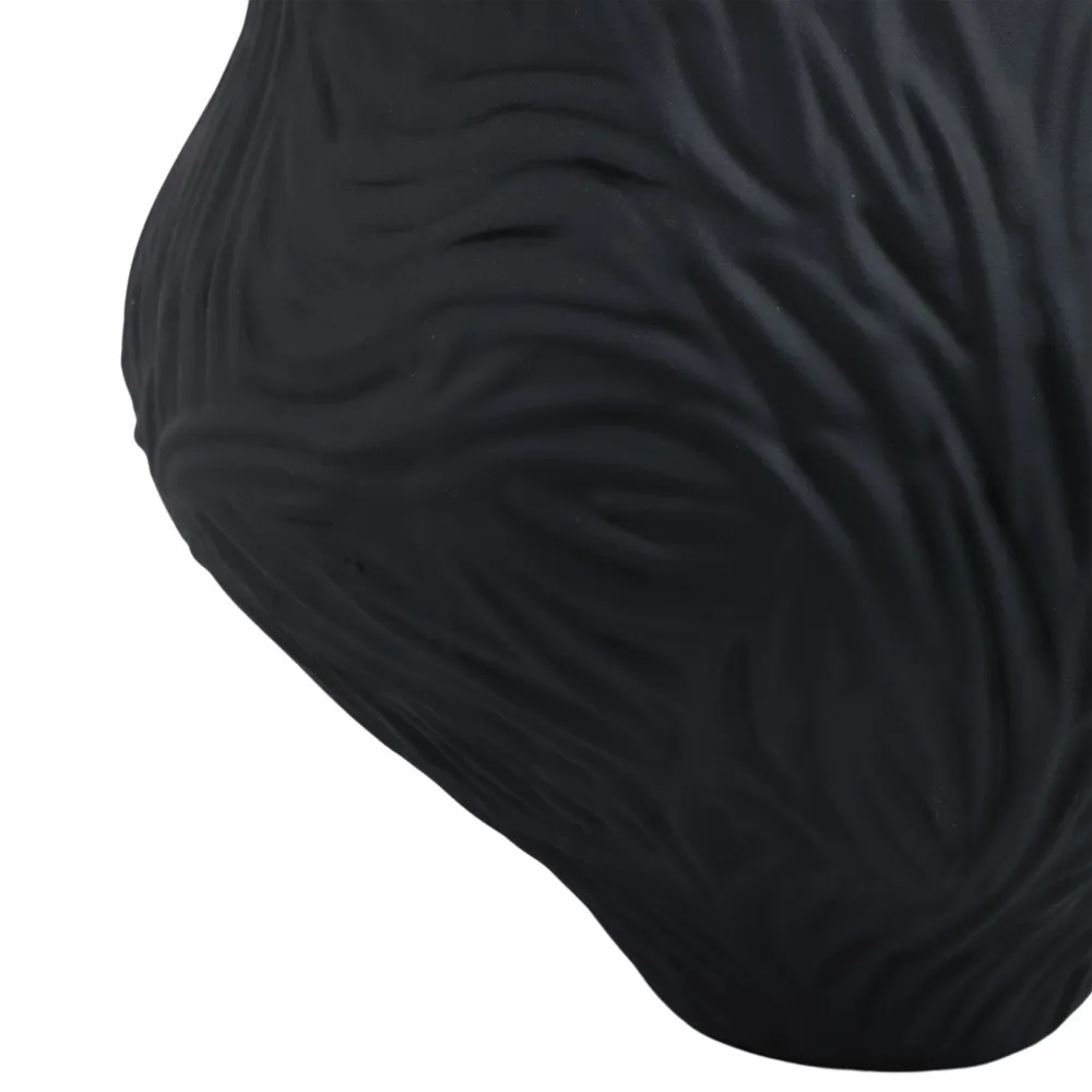 THORNTONPARK BLACK VASE 12 (IN)