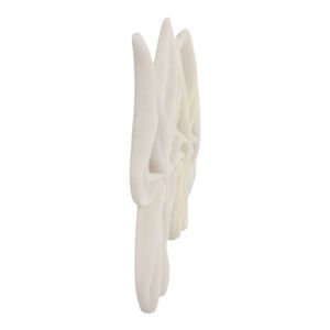 CLAYTONPARK SET OF 3 WHITE WALL SCULPTURES 15 (IN) 4