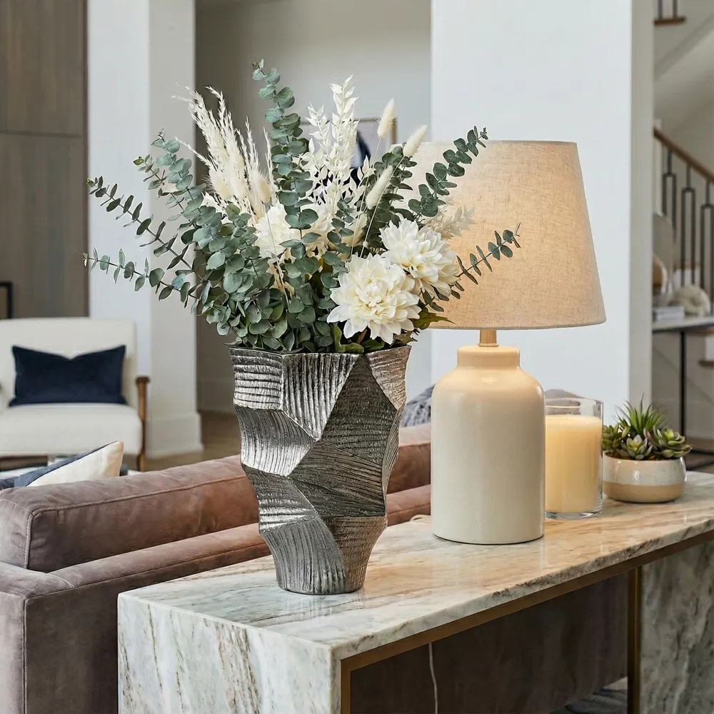 HARLANLEY GRAY VASE 12 (IN)