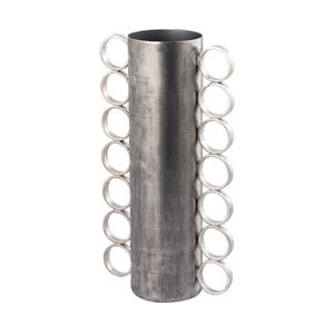 Cirq Vase - Large Antique Nickel 2