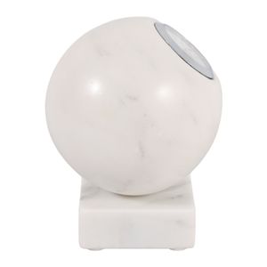 RUEWOOD WHITE CLOCK 6 (IN) 4