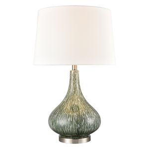 Northcott 28'' High 1-Light Table Lamp - Green 1