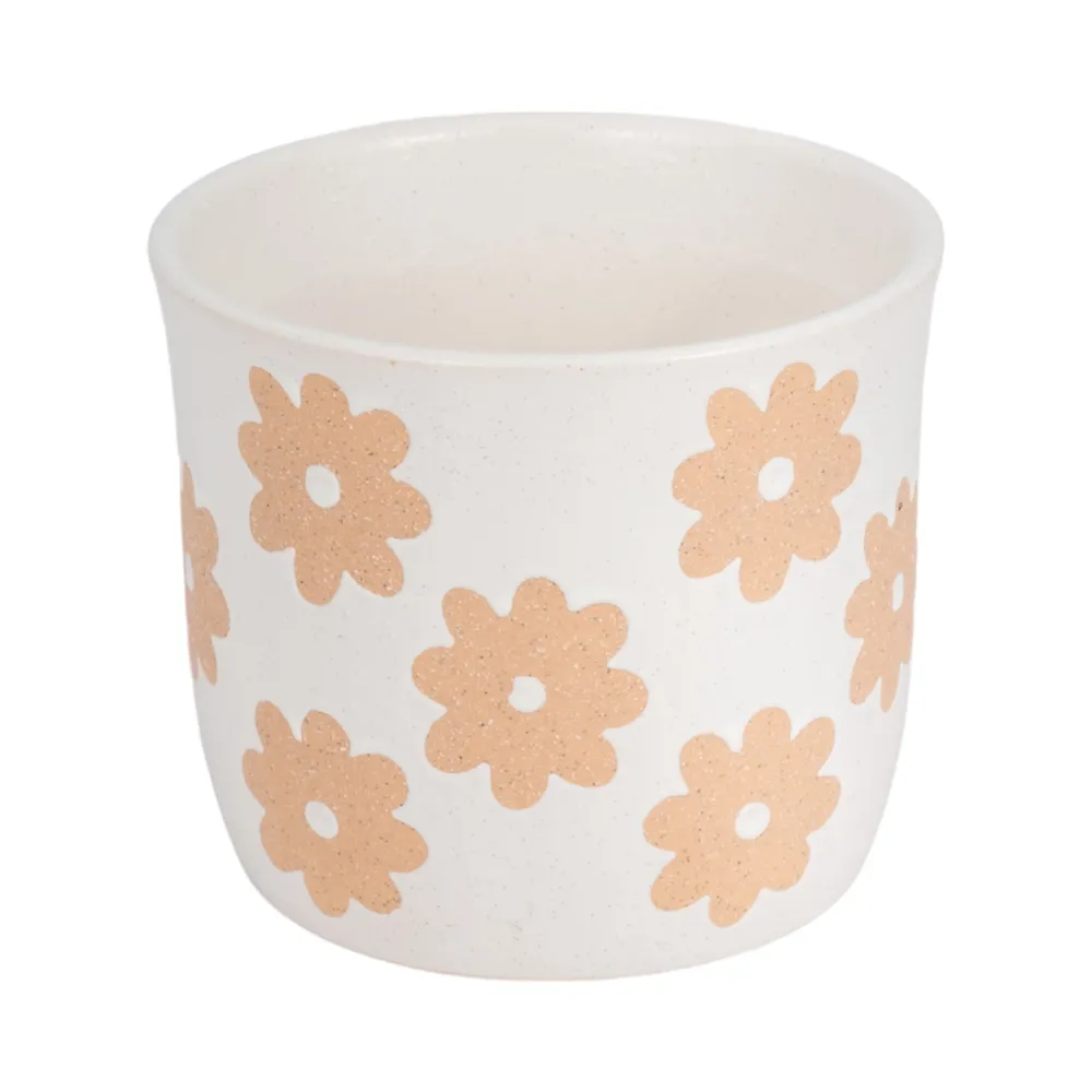 BELDENTON WHITE PLANTER 6 (IN)