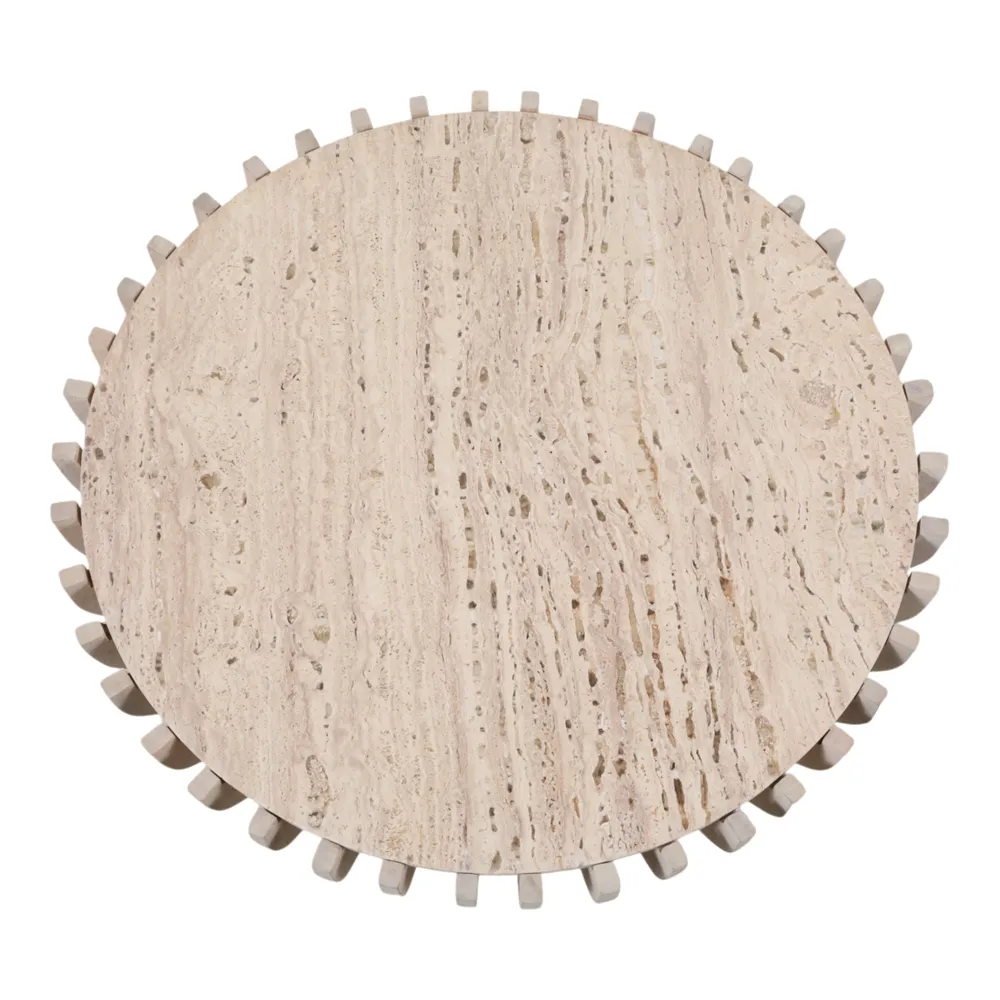 INGRIDBEACH WHITE COFFEE TABLE 19 (IN)