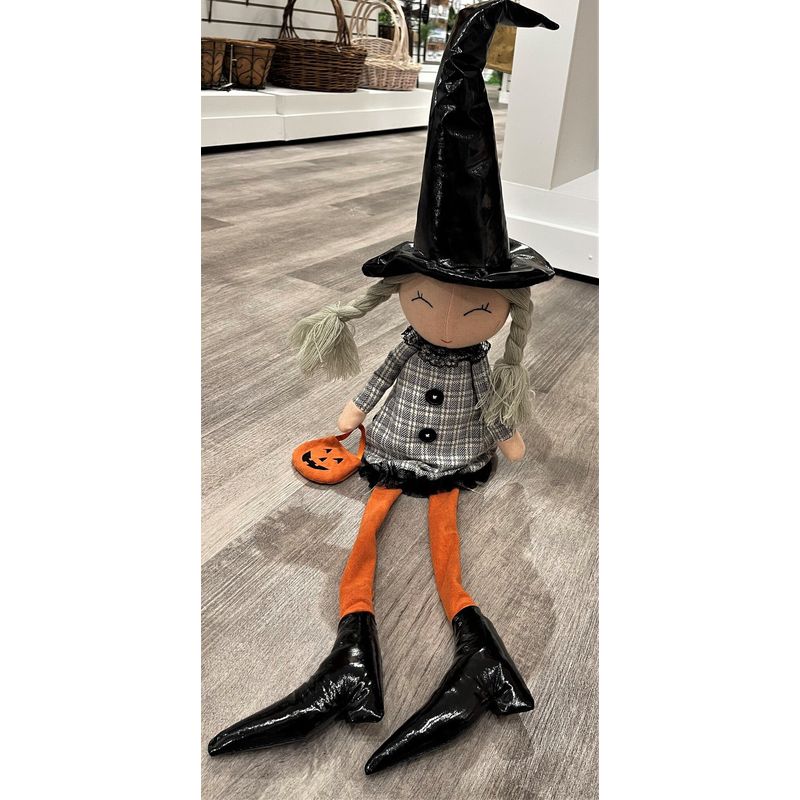 35" Halloween Witch with Dangle Legs