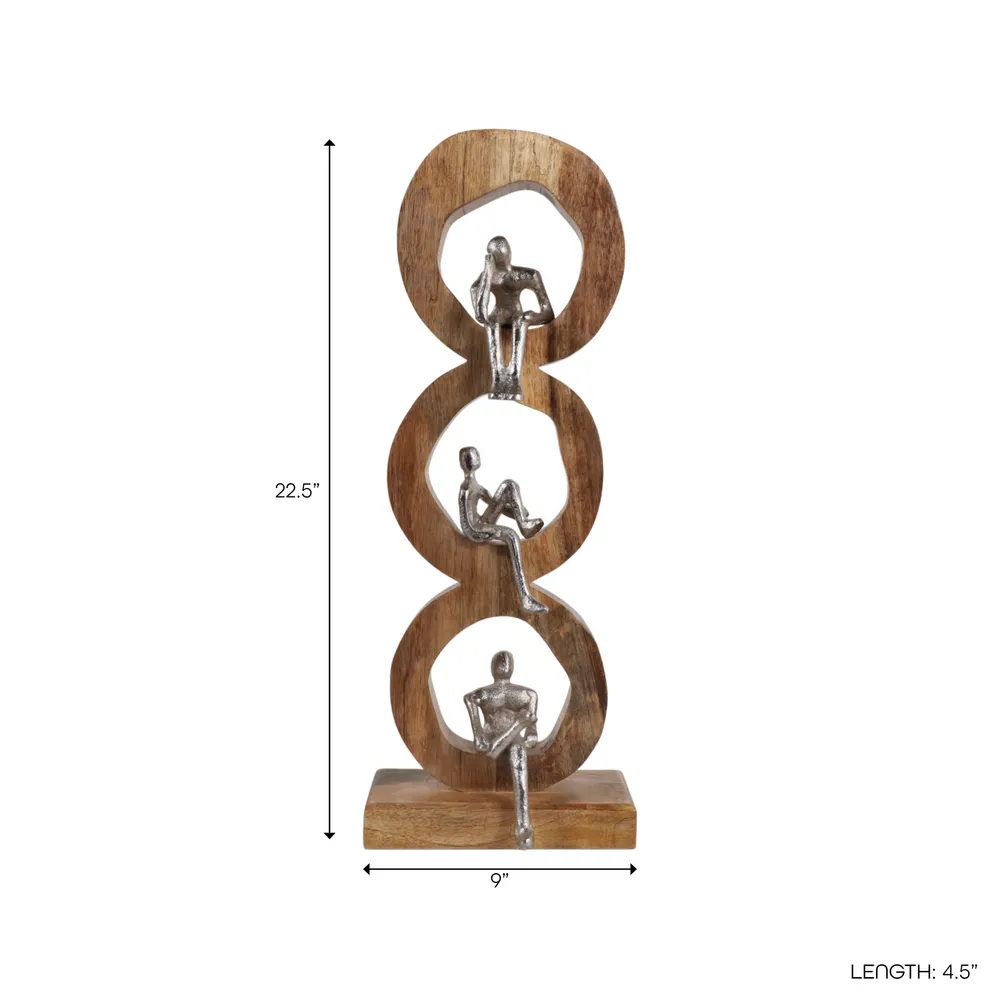 CAXTONWELL BROWN DECOR 23 (IN)