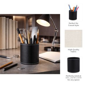 BRADENLEY BLACK PENCIL CUP 4 (IN) 9