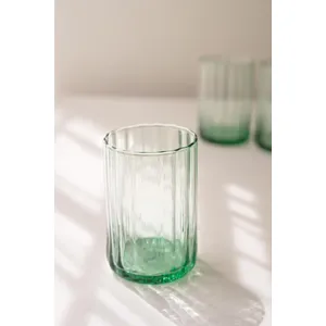 Recycled Fluted Giant Water Glass/Vase 1