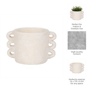 ARLOWHAVEN WHITE PLANTER 7 (IN) 9